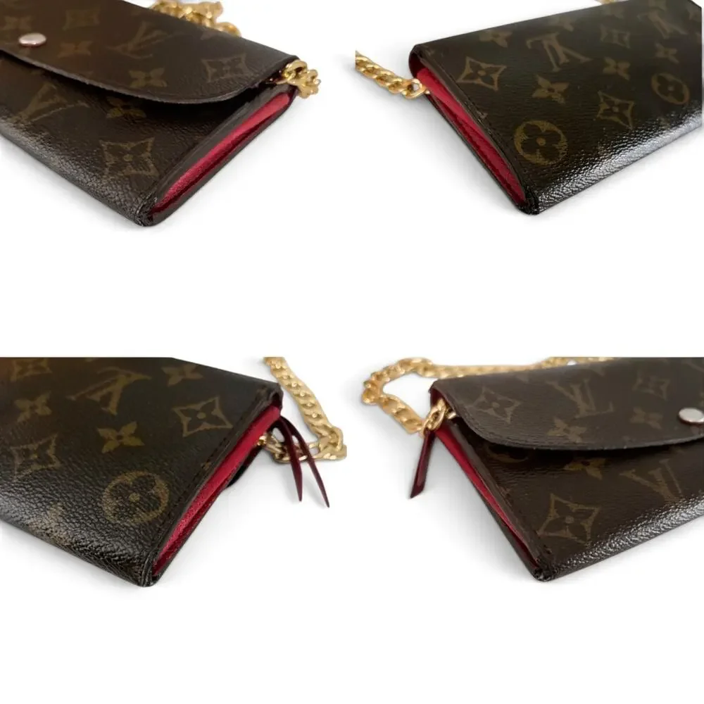 Louis Vuitton Monogram Porte Tresor International Trifold Wallet w/ Chain